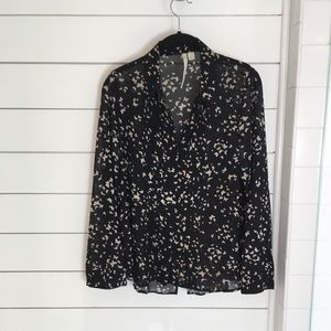Lauren Conrad LC butterfly blouse top